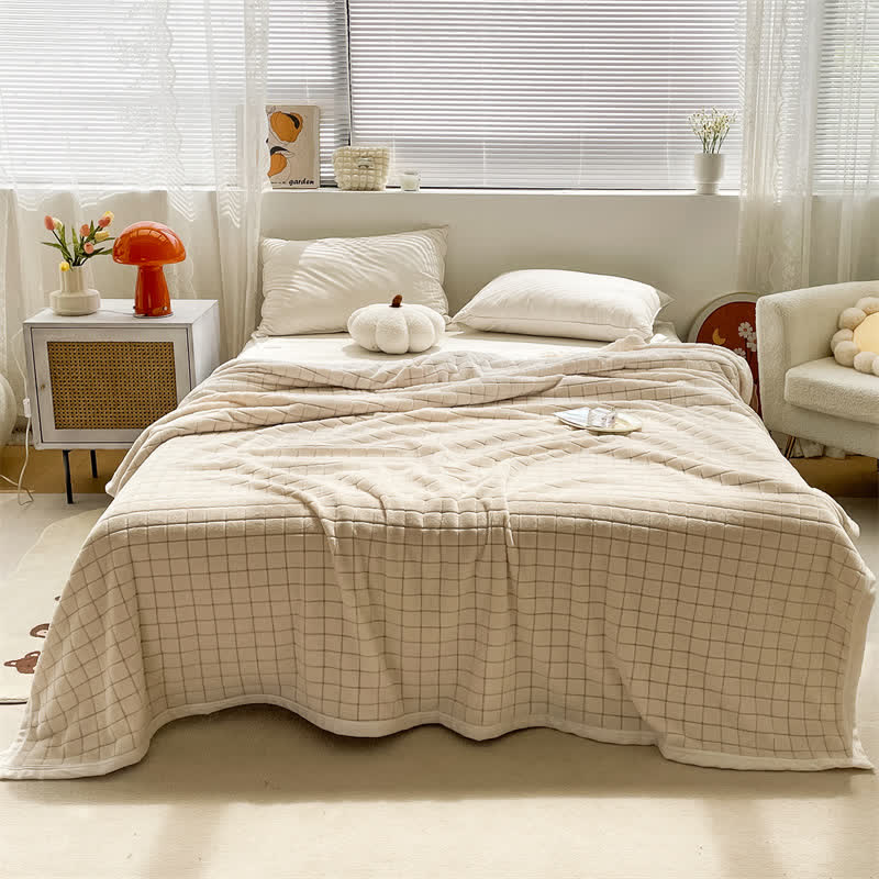 White comfy online blanket