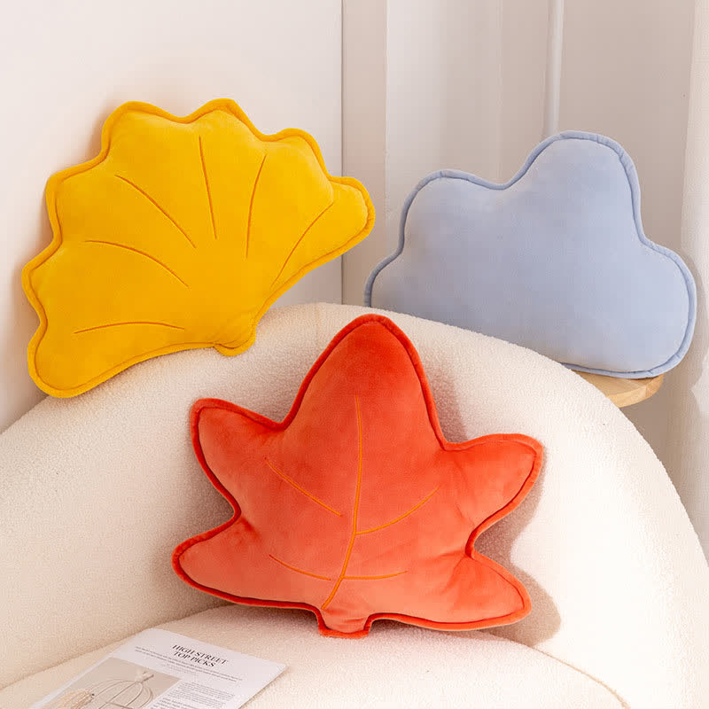 Leaf & Cloud Shape Cushion Plush Pillow Pillows Ownkoti main