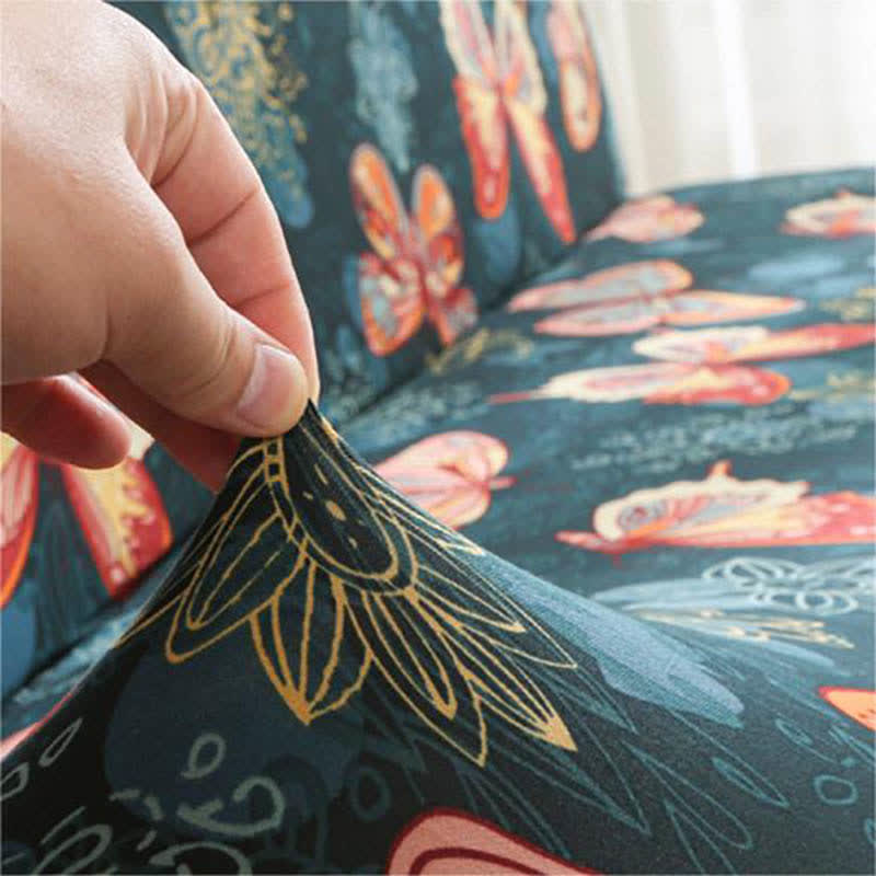 Elegant Butterfly Stretchable Couch Cover
