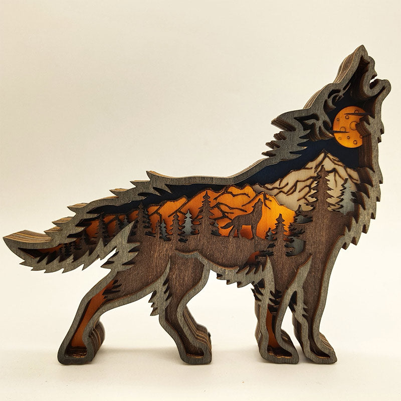 Creative Forest Animal Decoration - Wolf