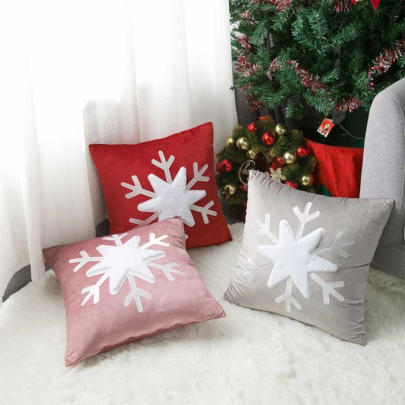 Ownkoti Christmas Snowflake Pillow Case Pillow Sham