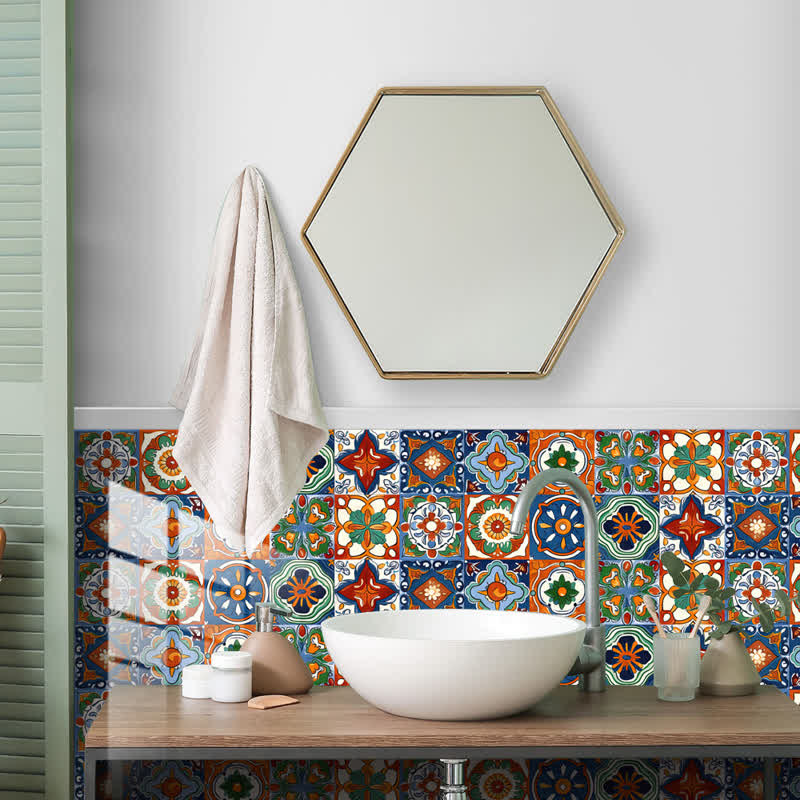 Morocco Decorative Peel and Stick Wall Sticker (10PCS)