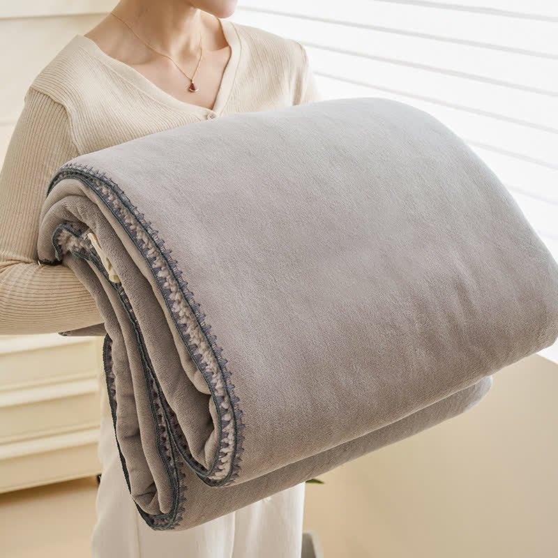 Simple Style Warm Soft Throw Blanket