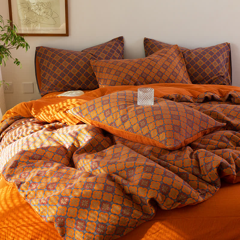 Double Layers Cotton Gauze Bedding Sets (4PCS) – ownkoti