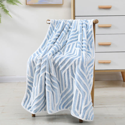 Striped Texture Absorbent Soft Towel