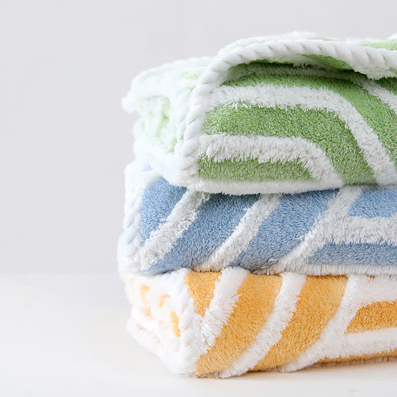 Jacquard Fleece Absorbent Soft Towel