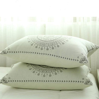 Mandala Cotton Pillow Cover Button Pillowcases (2PCS) Pillowcases Ownkoti 3
