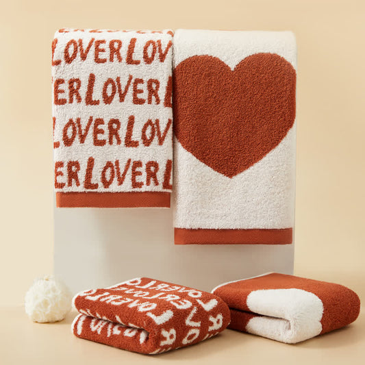 Pure Cotton Valentine's Day Soft Towel