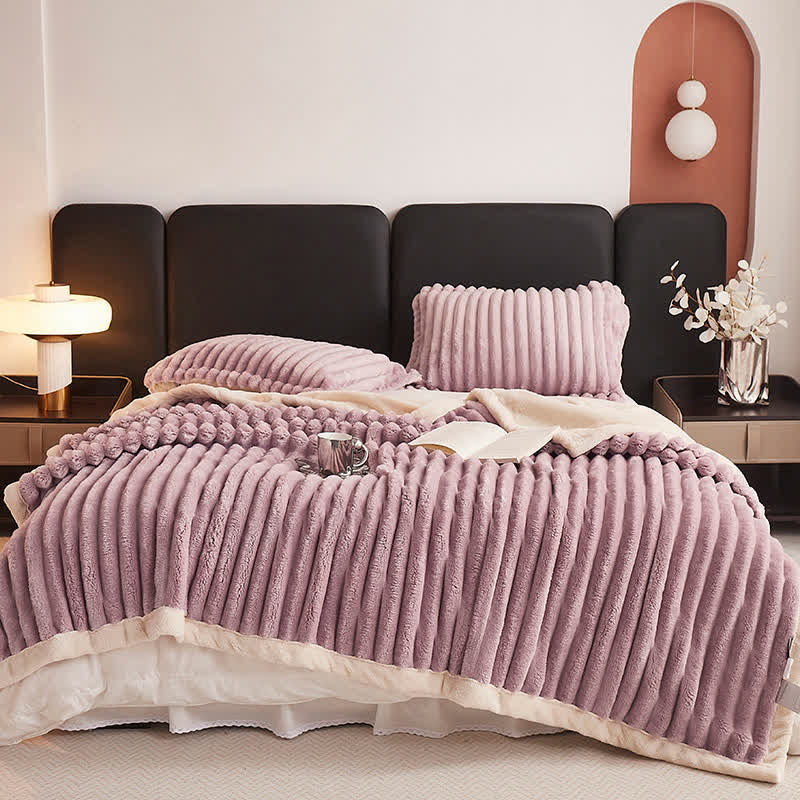 Solid Color Soft Lightweight Throw Blanket Blankets Ownkoti Purple Queen