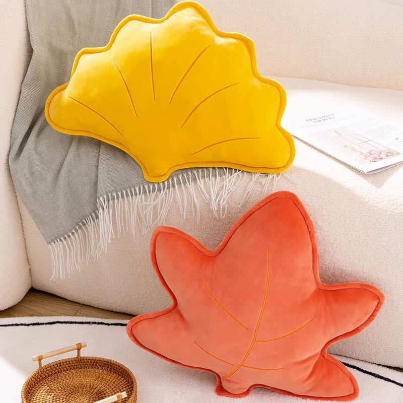 Leaf & Cloud Shape Cushion Plush Pillow Pillows Ownkoti 1