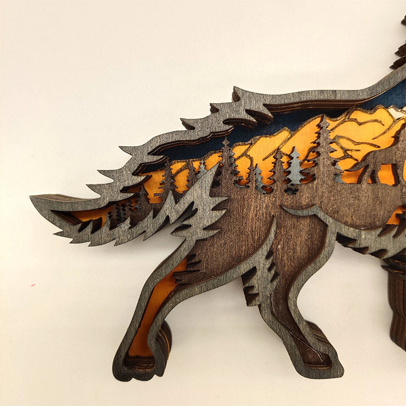 Creative Forest Animal Decoration - Wolf