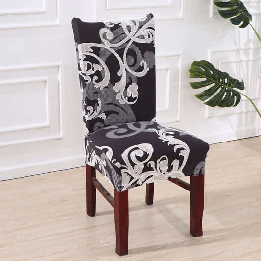 Ownkoti Stretchable Chair Slipcover Print Chair Cover