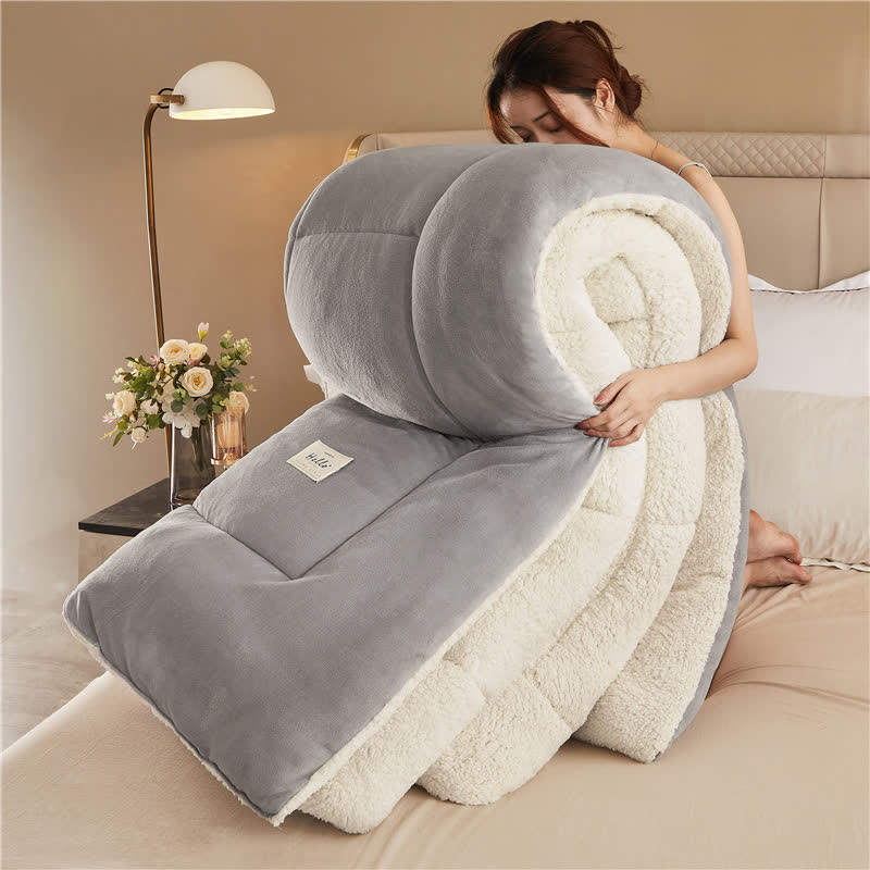 Solid Color Thick Warm Fluffy Blanket ownkoti