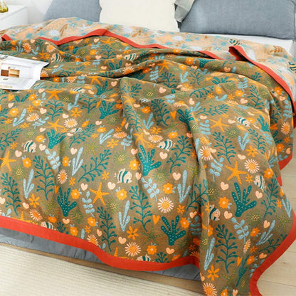 Ownkoti Vintage Reversible Coverlet Soft Floral Quilt Quilts Ownkoti 8