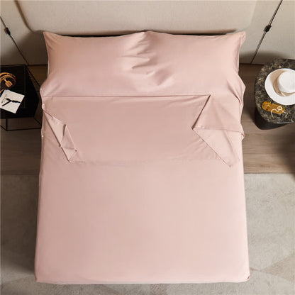 Simple Pure Cotton Breathable Sleeping Bag Sleeping Bag Ownkoti Pink XL
