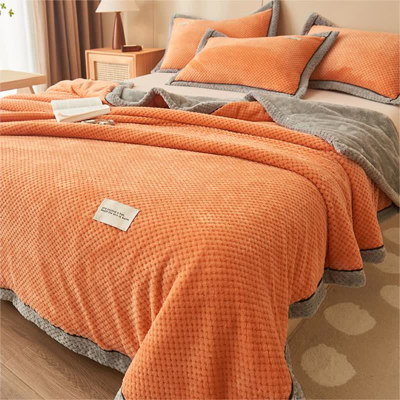 Solid Color Soft Fleece Blanket