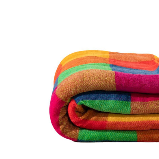 Ownkoti Colorful Plaid Pattern Thick Throw Blanket – ownkoti